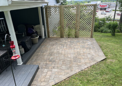 New patio design and build