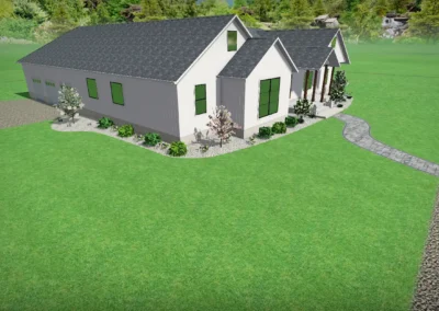 digital rendering of a house
